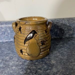 Brown colored jar